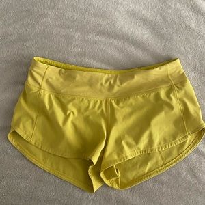 Lululemon speed up shorts size 6